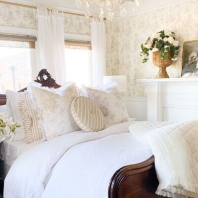 Quick Bedroom Refresh with Ruffled Cottage Charm