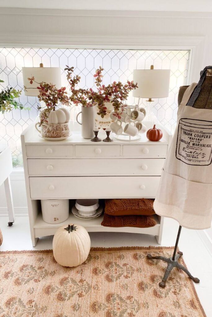 How to Create Simple Fall Vignettes in Every Room