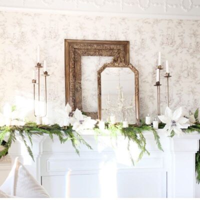 Cozy Christmas Mantel Decor: Simple Styling Ideas with Vintage Charm