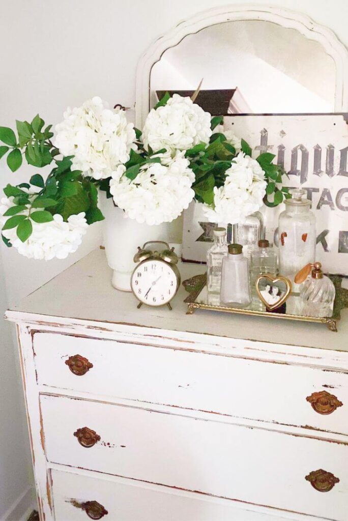 Where to buy faux flowers for a realistic cottage style look.